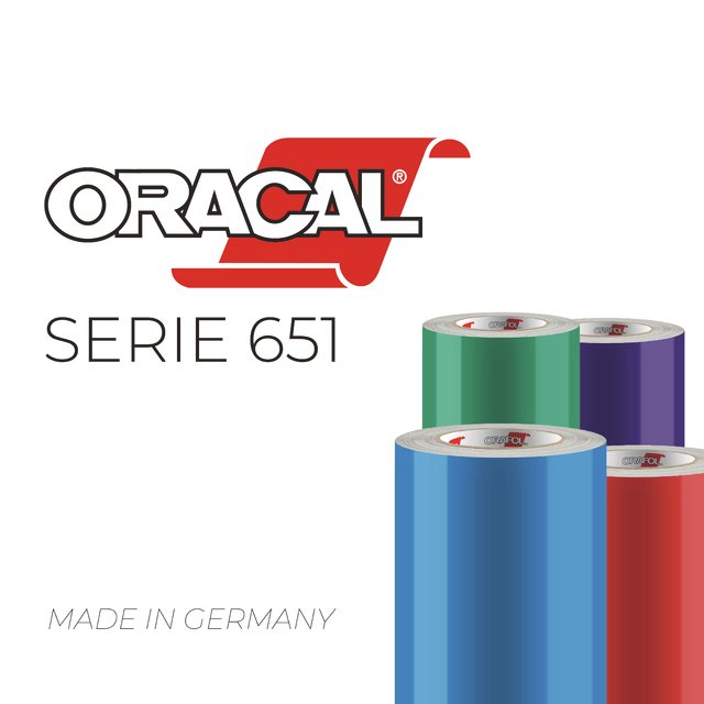 Vinilo Oracal 651 Rojo Carmín Brillante